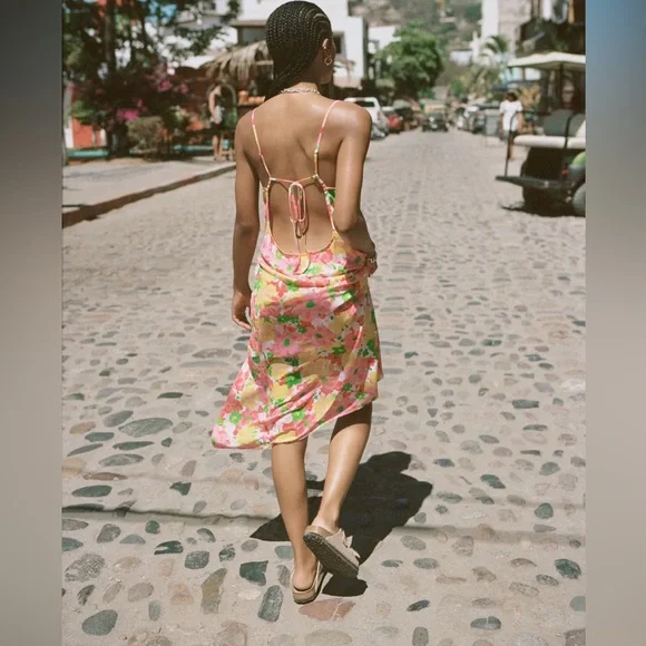 For Love And Lemons Colorful Floral Dress - Picture 4 of 8